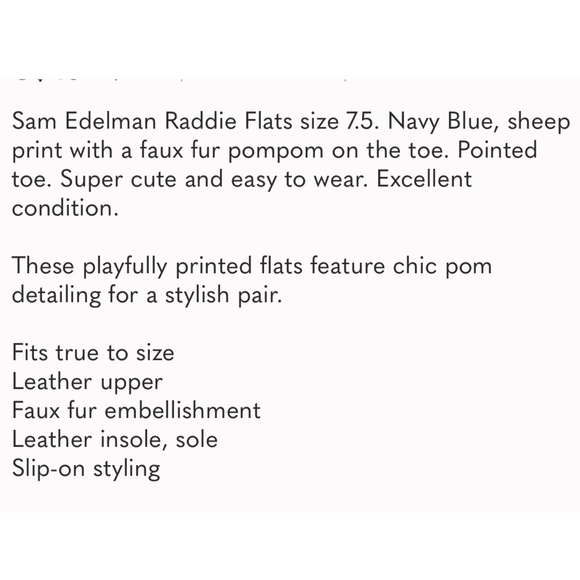 Sam Edelman Faux Fur Pompom Shoe - Picture 7 of 9